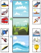 Vehicles & transportation (air, land & water) - Worksheets by Rico Tolmeijer